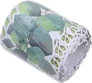 WOONEKY 1 Roll Eucalyptus Leaf Border Sticker Bulletin Board Trim for Classroom Home Office Decor Durable Material DIY Cuttable Design Versatile Eucalyptus Style Decoration