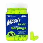 MACK'S 螢光色超軟耳塞降32分貝50對 ULTRA SOFT FOAM EARPLUGS, 50 PAIR [2美國直購]