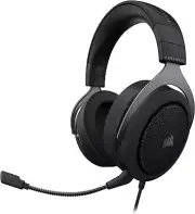 CORSAIR HS60 HAPTIC Gaming Headset with Haptic Bass, Plush Memory Foam