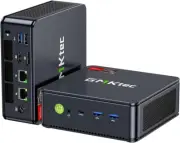 Mini Gaming PC AMD Ryzen 5 6600H(Max 4.5GHz) 16GB DDR5 512GB SSD Dual NIC LAN 2.