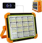Rechargeable Camping Light, 100W Super Bright Solar Camping Lights with 4 Lights Modes, Portable Emergency Work Light for Car Repair, Camping, Hiking, Emergency and Job Site Lighting