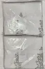 Pottery Barn Kirra Block Print Reversible King 2-Shams 36"x20" White-Multicolor