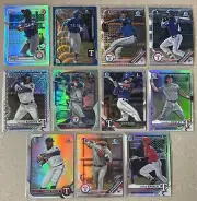 Texas Rangers Bowman Chrome Draft 1st Refractor Lot INVESTMENT