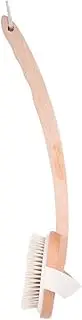 Baluue 1pc Back Scrub Brush Back Washer Scrubber Scrubbers Bath Brush Massage Bristle Back Scrubber Bath Scrubber Bath Accessories Shower Brush Scrubber Scrub Brush Scrubber Dry Bamboo