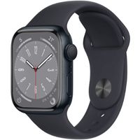 Apple Watch Series 8 GPS 41毫米 午夜暗色鋁金屬錶殼 配運動錶帶 MNP53ZP/A 香港行貨