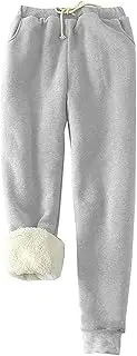 [TARIENDY] Women's Winter Warm Athletic Sweatpants Baggy Thick Sherpa Lined Joggers Plus Size Thermal Cashmere Fleece Pants
