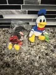 Kelloggs Disney Mickey Mouse Donald Duck Mini Bean Cereal Box Toy 2001