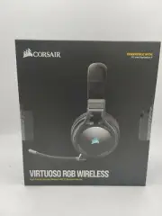 Corsair Virtuoso RGB Wireless RF High-Fidelity Gaming Headset 3.5mm USB Carbon