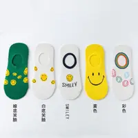 在飛比找momo購物網優惠-【Socks Form 襪子瘋】SMILEY日系棉質隱形襪(