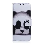 Panda Pattern Coloured Drawing Horizontal Flip Leather Case for Huawei P Smart (2019) / Honor 10 Lite, with Holder & Card Slots & Wallet