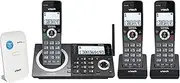 VTech Executive Dual Keypad Cordless Bundle - NBN Ready Phone System - Cordless deskset Plus 2 Cordless handsets