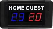 Portable Digital Scoreboard, 1.8inch LED Electronic Scoreboard Digital Score Keeper with Remote, Adjustable Brightness Portable Scoreboard for Games Baseball Volleyball Basektball