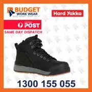Hard Yakka 3056 Lace Up & Side Zip Steel Toe Safety Boot (Y60201)