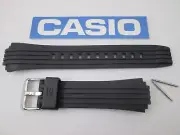 Casio Edifice ECB-10P ECB-10YP ECB10P ECB10YP black resin watch band & pins