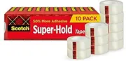 Scotch Brand Super-Hold Tape, Our Most Secure Tape, Clear Finish, Photo-Safe, Engineered for Sealing, 3/4 x 800 Inches, Boxed, 10 Rolls (700S10)