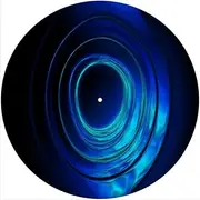 Slipmat Slip Mat Scratch Pad Felt for Any 12" LP DJ Vinyl Turntable Record Player Custom Graphical - Waves 8
