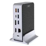 Cruxtec Universal 15-in-1 USB-C Multifunctional Docking Station (CDK15-BK)
