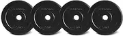 Cortex 2.5KG EnduraShell Weight Plate 25mm (4 Pack) Weight Lifting Weight Plate Bars Home Gym Set