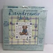 Baby Welcome Daydreams Dimensions Cross Stitch Kit 8" x 8" Bear