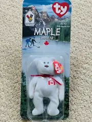 Rare Error 1993 TY Ronald McDonald House Maple the Bear Teenie Beanie Baby