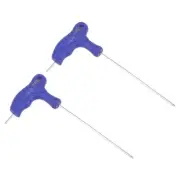 2mm Ball End Hex Key T-Handle Wrench Spanner, Metric CR-V Steel 2 Pcs