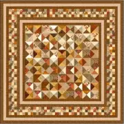 CHOCOLATE BOX - 91" x 91" - Pre-cut Quilt Kit by Quilt-Addicts - Queen
