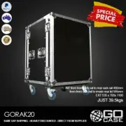 GORAK20C ATA Road Case 20RU 20u Rack Flight Case