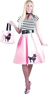 [Charades] Women's Felt Poodle Dress with Sequin Applique