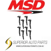 MSD Ignition Coil - Ford F-Series - 6.2L V8 - Black - 8-Pack 827483