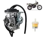 TW200 Carburetor with Inline Fuel Filter Replacement for Yamaha TW200 TW 200 2001-2017 Motorcycle Trailway Carb