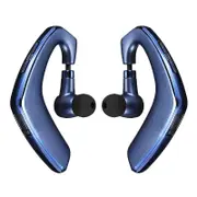 W3 TWS Wireless bluetooth Earphone Flexible IPX7 Waterproof Sports Earhooks Headphone with Mic for iPhone Xiaomi Huawei BLUE COLOR