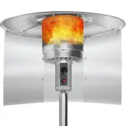 Upgraded Patio Heater Reflector Shield,(Large,3Panels) Propane Heaters Heatin...