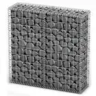 Gabion Basket with Lids Galvanised Wire 100 x 100 x 30 cm vidaXL