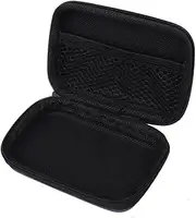 Multi Use Earphone Storage Pouch Purple Cable Organizer Bag for Travel Case with Mesh Pocket for Earphones Charging Cables and Accessories