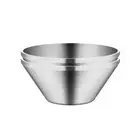 54 OZ Large Salad Bowls Set of 2 - SUS304 Stainless Steel Serving Bowls for S...
