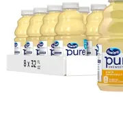 Eight-Pack 100% Pure Unsweetened White Grapefruit Juice – Nutrient-Dense Drink