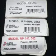 Alarm Controls Assa Abloy RP-09L302 Remote Wall Plate Red and Green LED NEW