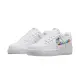 【NIKE 耐吉】Nike Air Force 1 GS 彩虹 編織 白 大童(FQ4948-100)