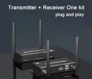 200m HDMI KVM Wireless Extender Video Transmitter Receiver Supprt Mouse Keyboard