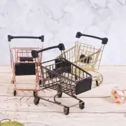 Mini Shopping Cart Trolley Home Office Sundries Storage Ornaments Children'sBvi