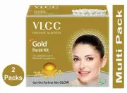 2x VLCC Natural Sciences Gold Facial Kit - 60 gm Free Shipping