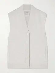 [Varley] Varley - Vicky Mélange Jersey Vest - Gray - large large Gray