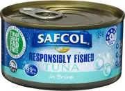 SAFCOL Tuna in Brine 185G Can X 12
