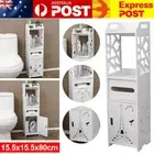Cabinet Waterproof Slim Bathroom Storage Shelf for Shampoo Tissue