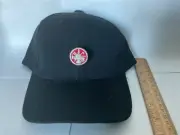 Firefighter Fire Department Collectable Hat patch Sewn Black Ball Cap