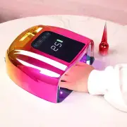 96W Cordless LED Nail Lamp Light Gel Polish Nail Dryer Wireless Rechargeable US