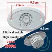 Temperature Control Switch w/Light Infinitely Adjustable for Heaters/Grill Ovens