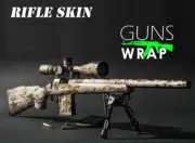 Camouflage Guns Wrap Skins Premium Vinyl Sticker Matte Rifle Pre Cut DUST
