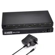 8 Port 1x8 HDMI Splitter Switch 1080P Hub 1.4 Full 3D 4 x 4 HD TV HDCP PS3 Video