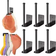 6 Pack Hat Racks for Baseball Caps, Stainless Steel Hat Organizer for Baseball C